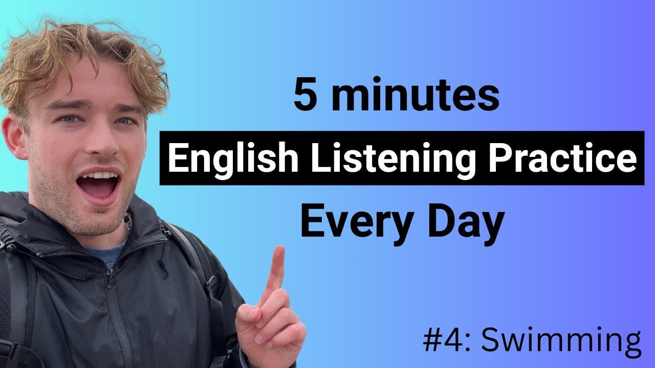 #4: Swimming | Fin’s Daily British English Listening Practice