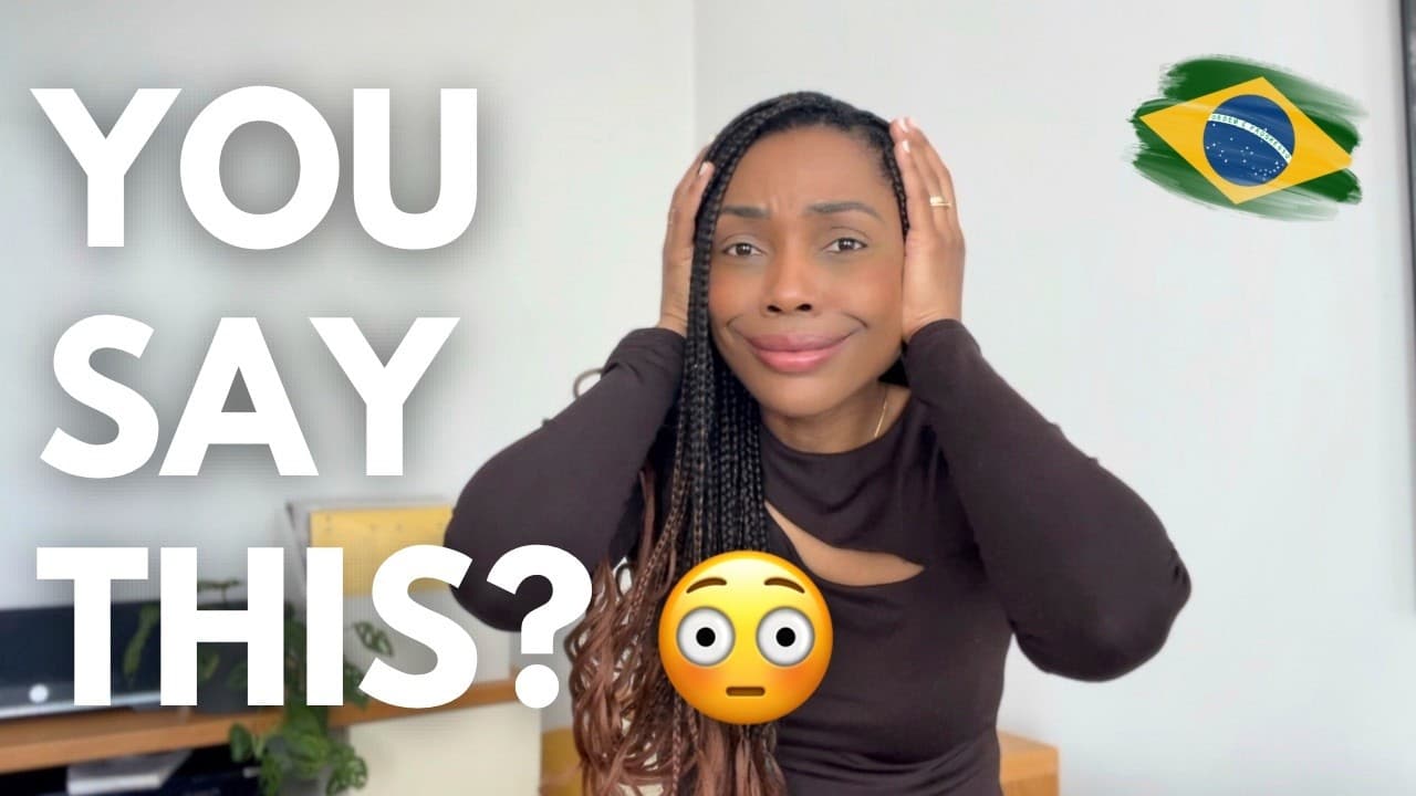 5 Mistakes Foreigners ALWAYS Make in Brazilian Portuguese ❌ | Learn Brazilianese