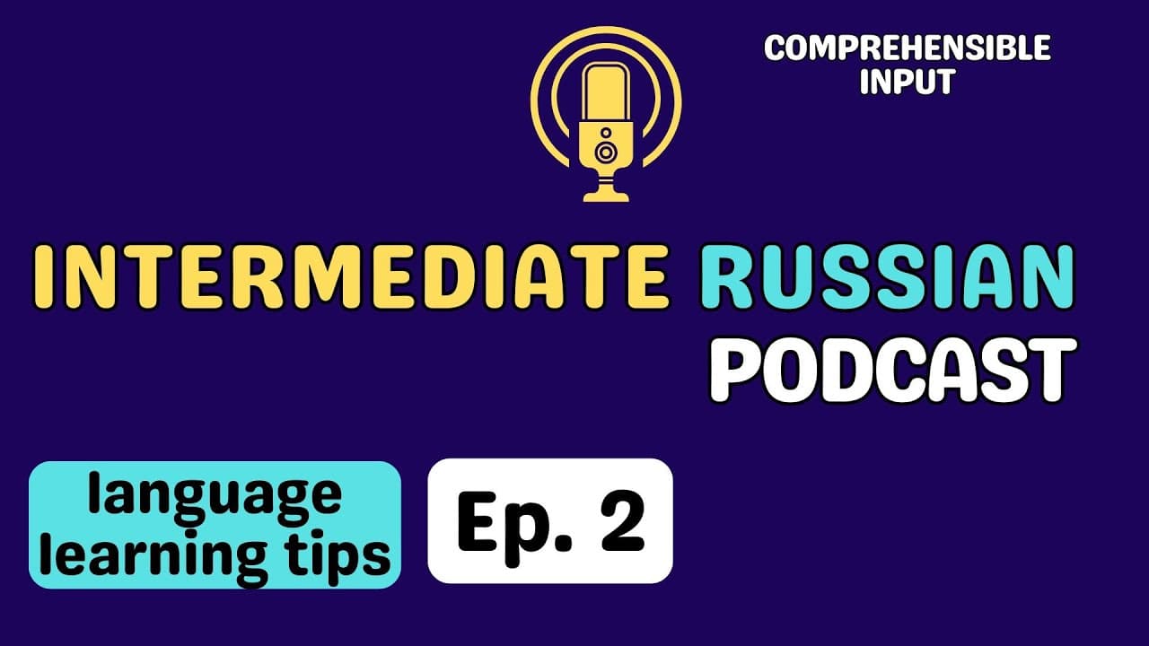 Podcast to learn Russian. Why you can't learn to think in a foreign language. Intermediate level
