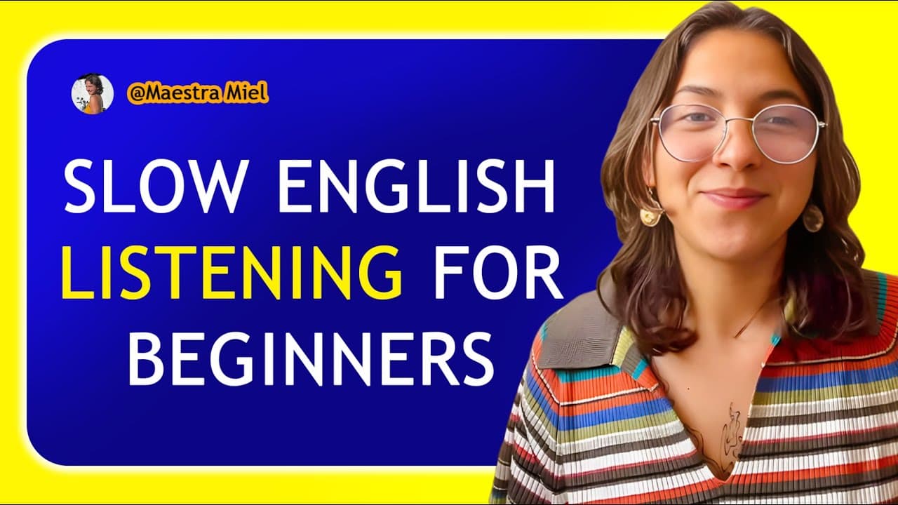 Slow English for Beginners (A1 Listening Practice)