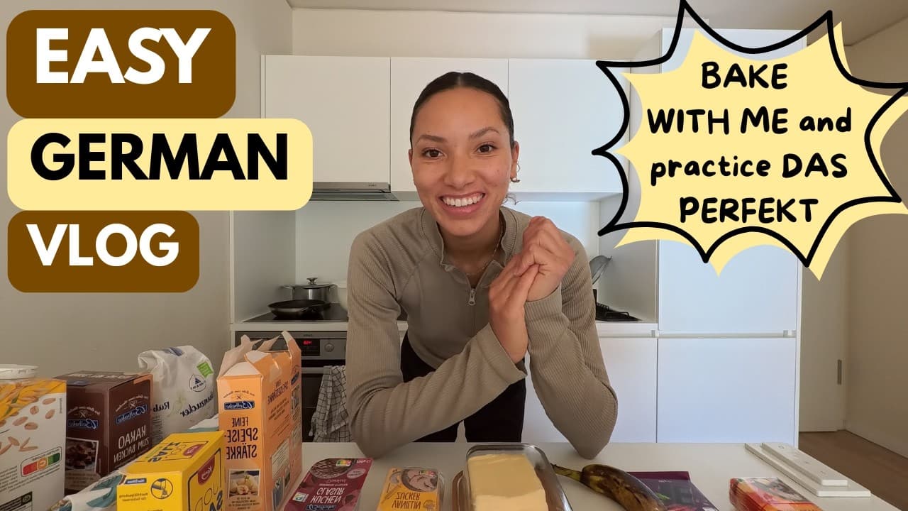 Learn German through Vlogs 🇩🇪 | Practice DAS PERFEKT | Daily Life in Germany (Comprehensible input)