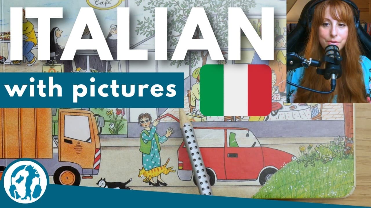 🖼️ #68 | Two cats catch a ride | Italian Beginner (A2) 🔵