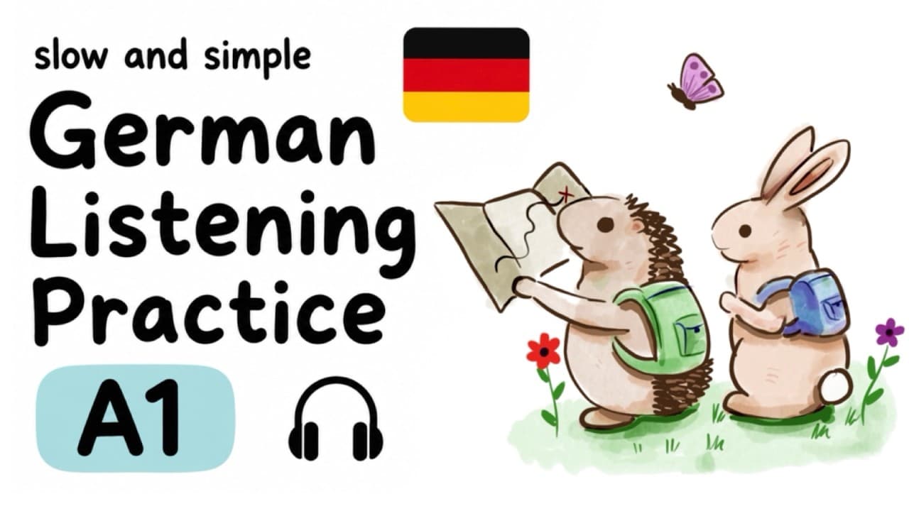 Learn German with pictures, Slow and Simple German