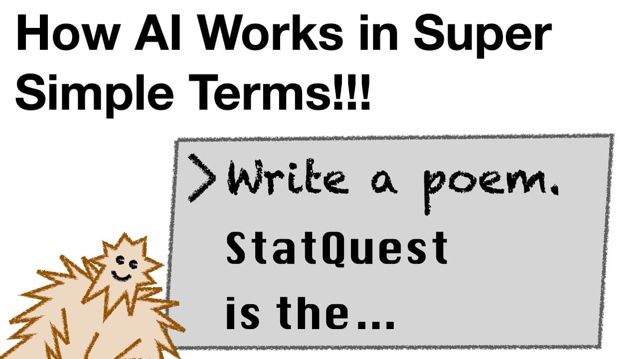 How AI works in Super Simple Terms!!!