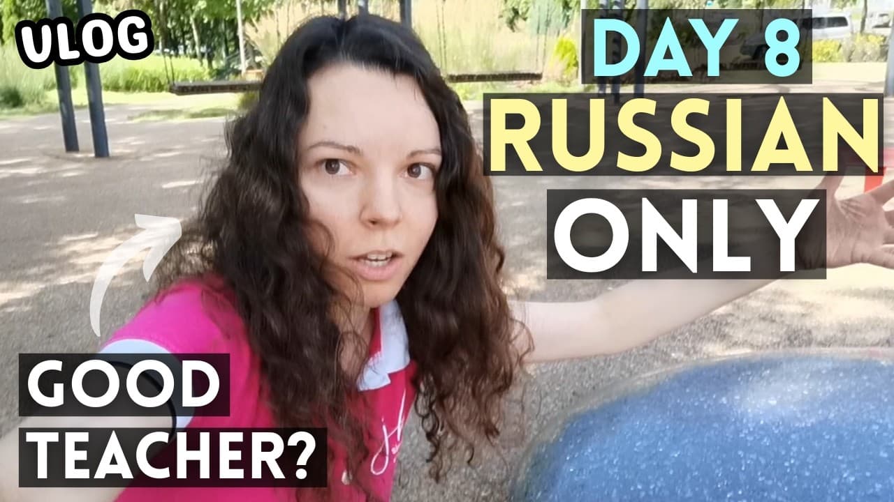 30-Day Comprehensible Russian Challenge | Natural, Uncut Beginner Russian CI | Day 8