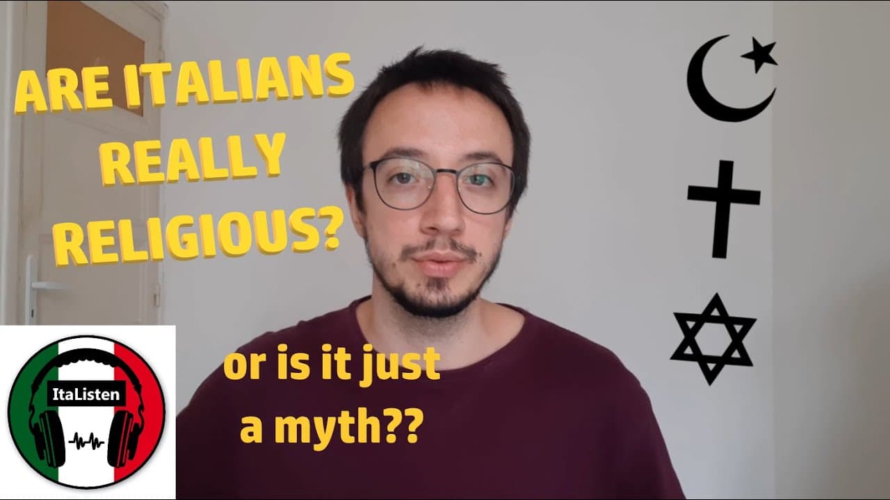 Gli italiani sono davvero religiosi? [ITA listening] sub IT/EN