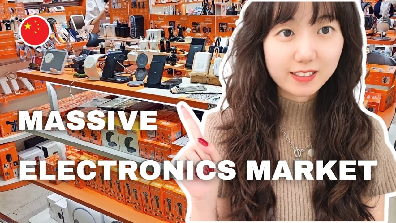 Inside World's BIGGEST TECH MARKETS in Shenzhen, China (Slow Chinese, HSK 2-4, business in China)