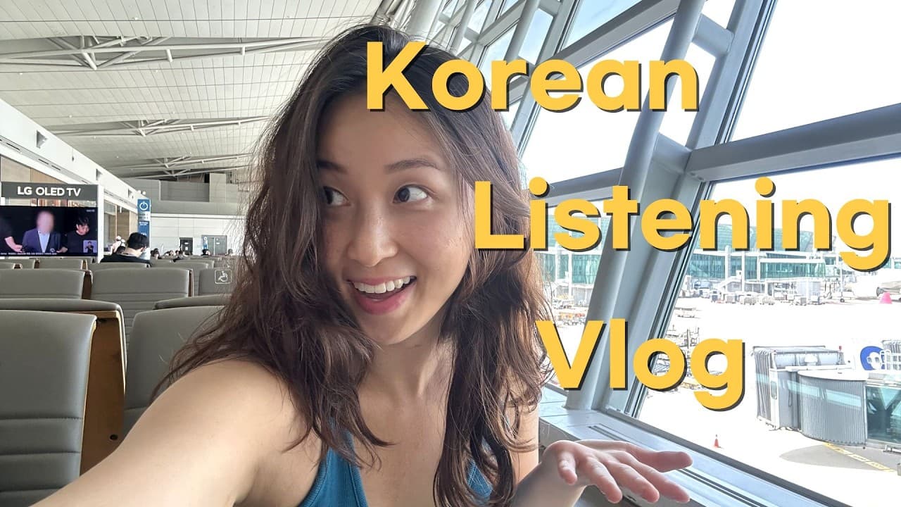Easy Korean Listening Vlog