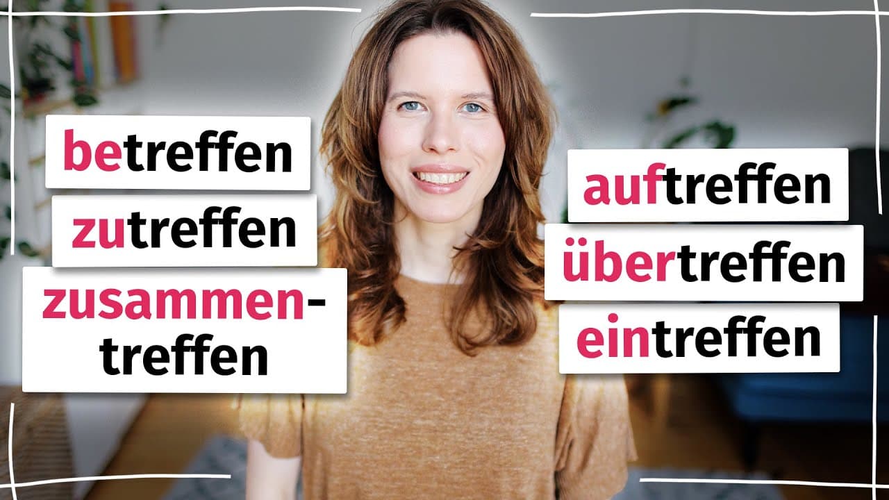 Verben mit „treffen“: So benutzt du sie richtig (Deutsch B2, C1)