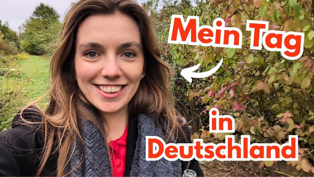 Learn German Naturally: A Fall Day in Germany | Daily Life & Conversations VLOG