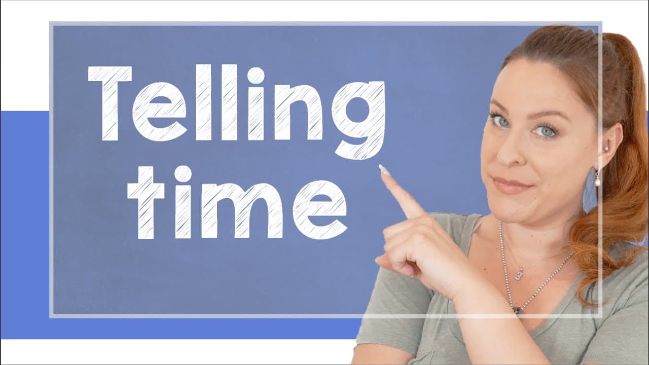 lingoni ENGLISH (18) - Telling time - A1