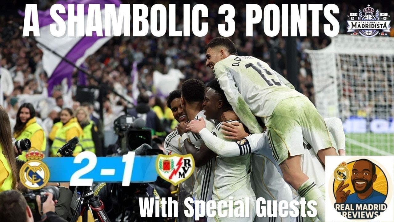 A Shambolic Real Madrid Rescues 3 Points.