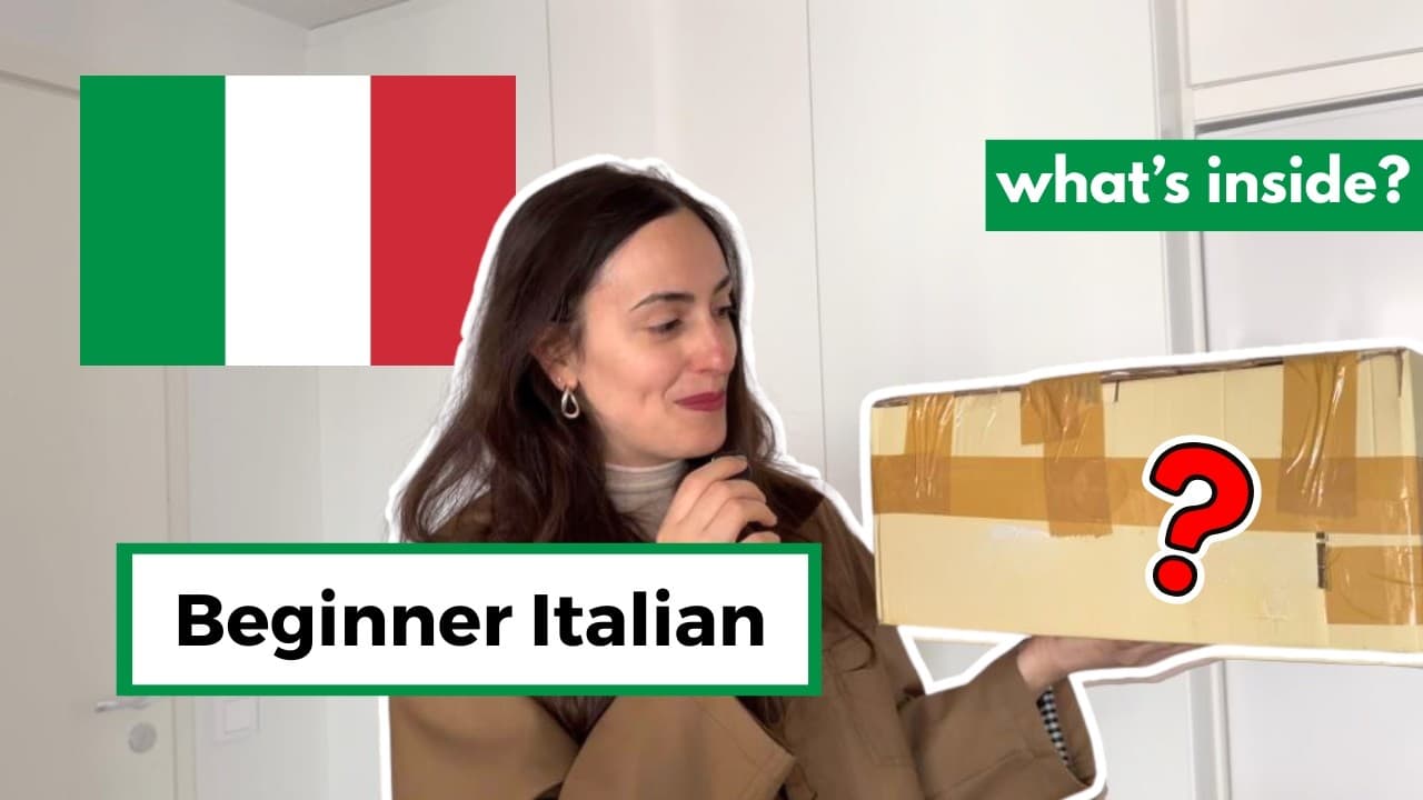 I speak ONLY Italian while I pick up a package (AND you’ll understand)