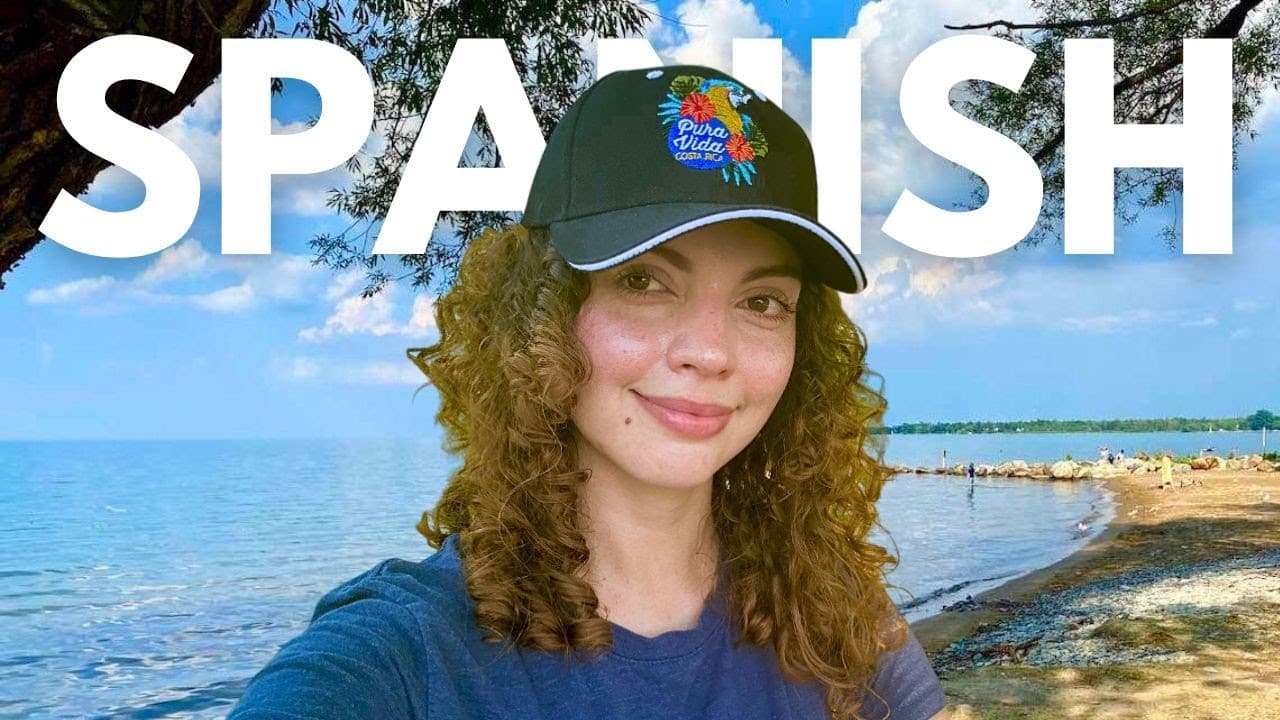 LEARN SPANISH at the beach (Comprehensible Input)