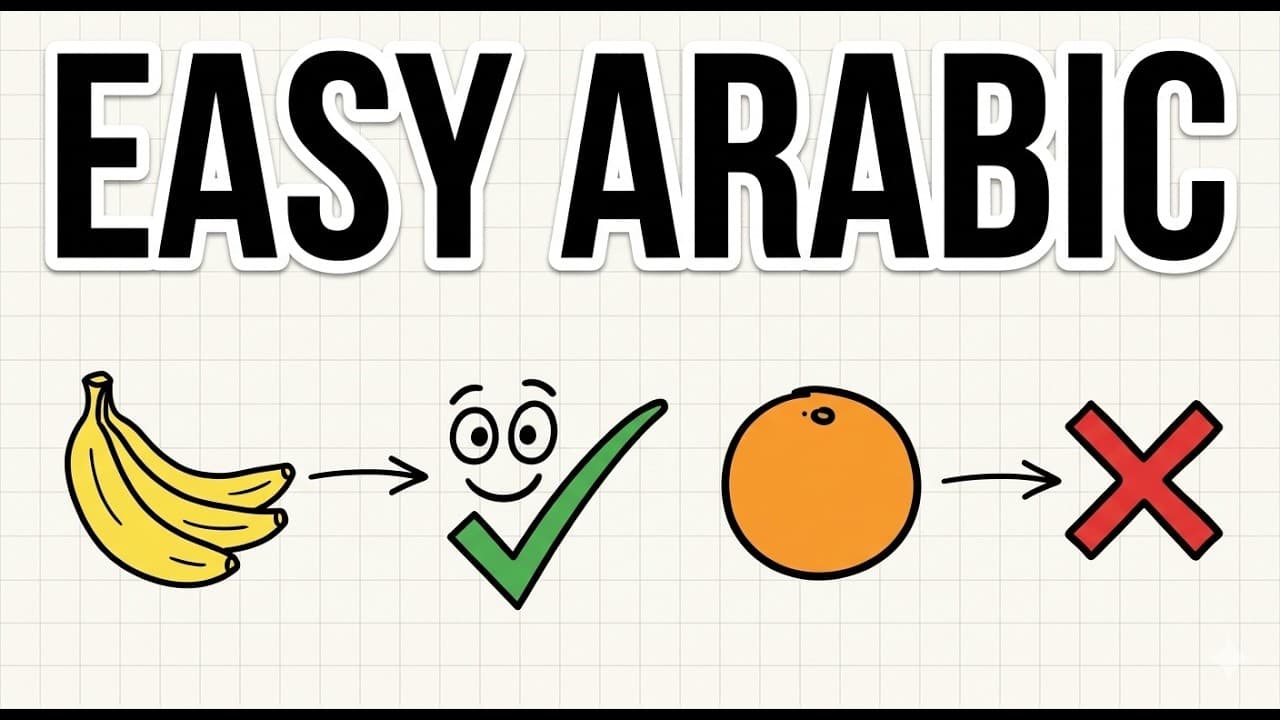 Do You Like Apples? 🍎 Arabic Super Beginner (CI)