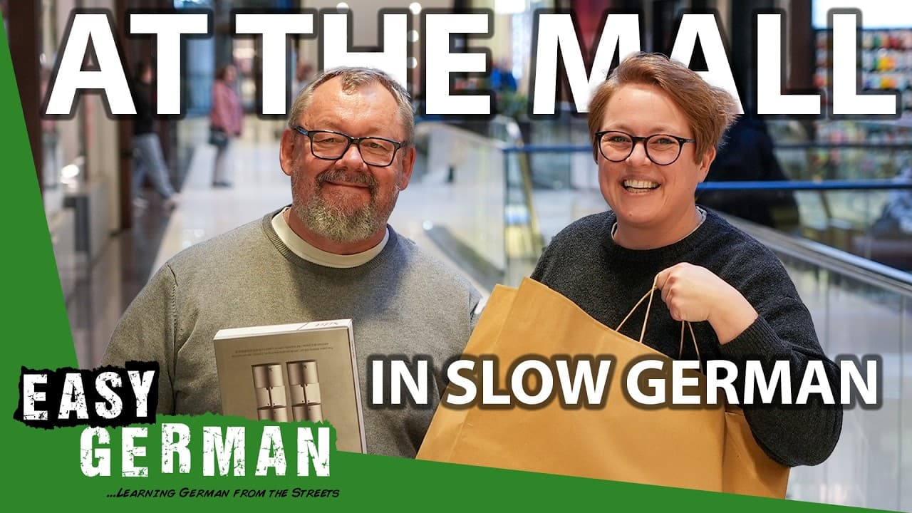 At the Mall in Slow German | Super Easy German 276
