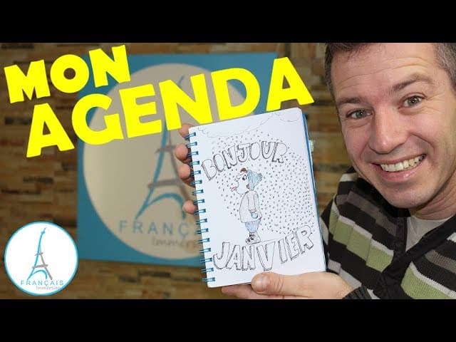 MY BULLET JOURNAL - Mon AGENDA (Learn French with Funny French Lessons)