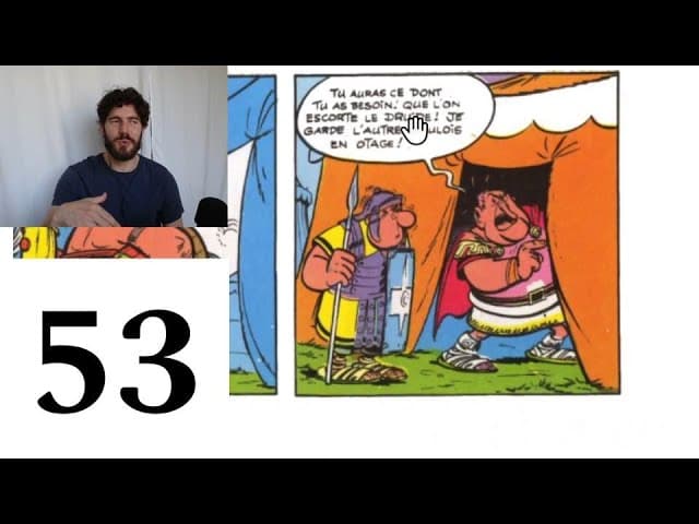 Learn French with ASTERIX #53