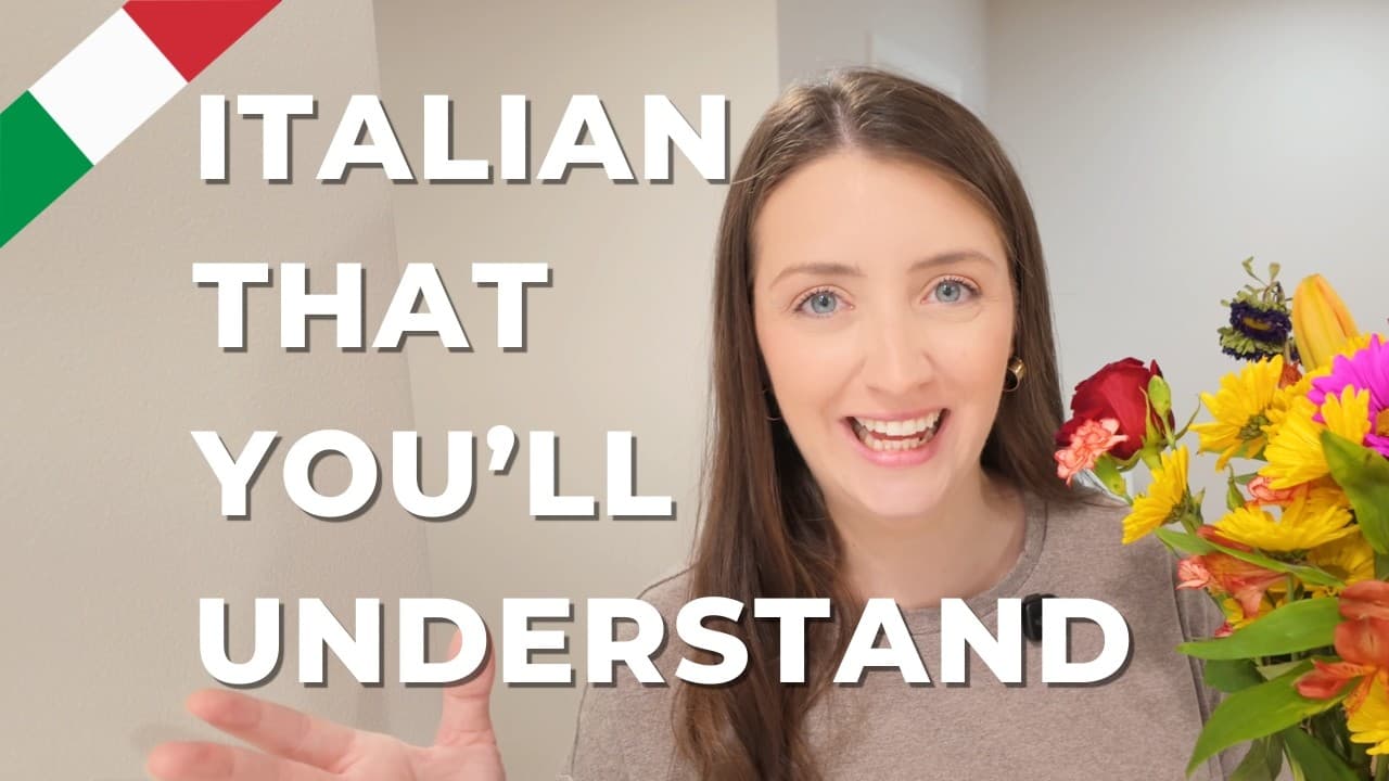 Slow Italian that you'll understand (perfect for beginners)