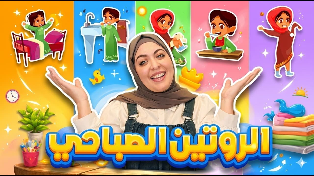 Morning routine for kids | الروتين الصباحي للأطفال- الأدعية اليومية للأطفال | sweet kalima