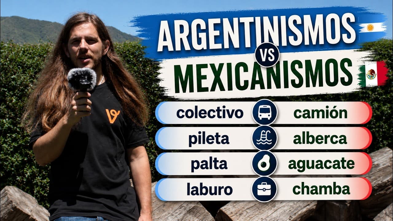 Español de Argentina vs. español de México: palabras que cambian