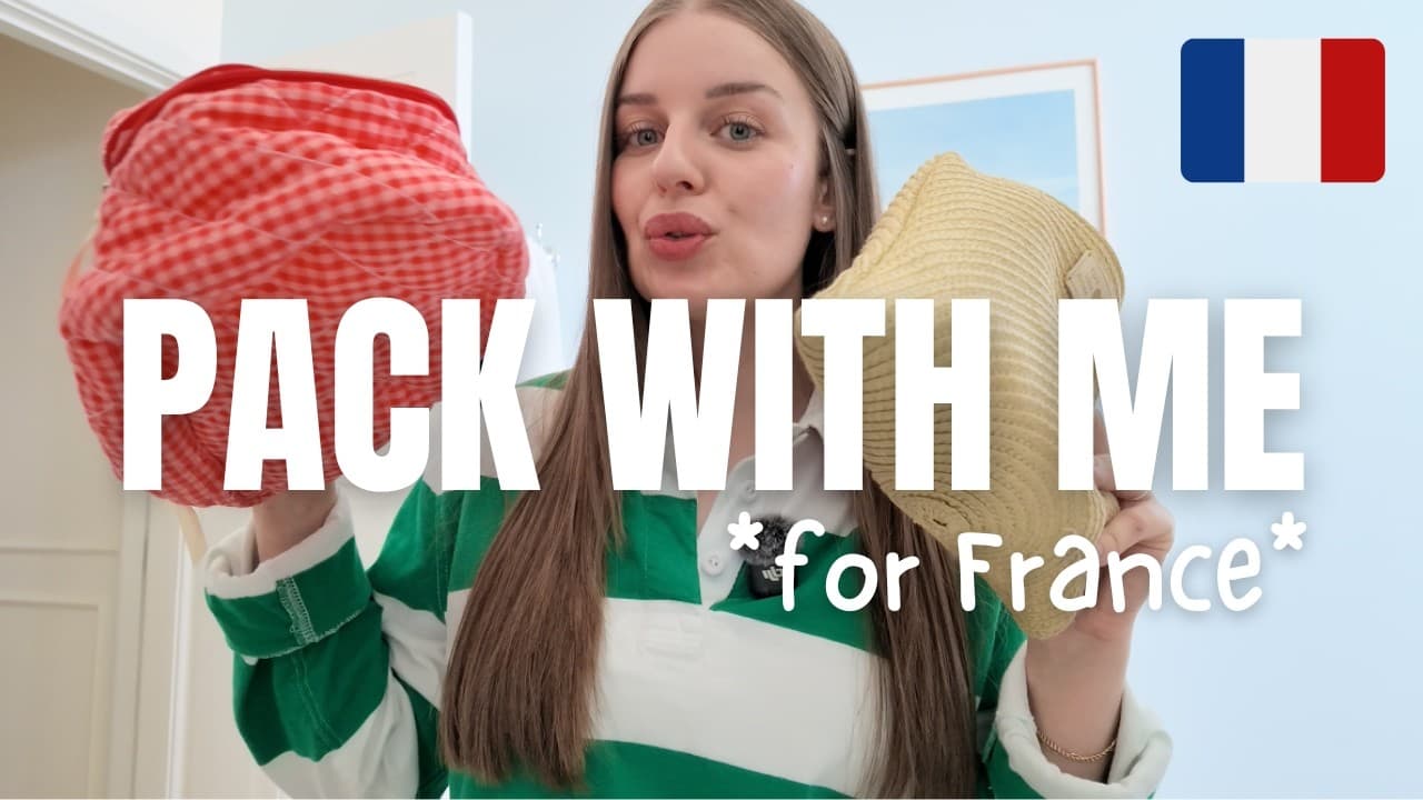 I Speak ONLY French While Packing 🇫🇷 (Easy French Listening)
