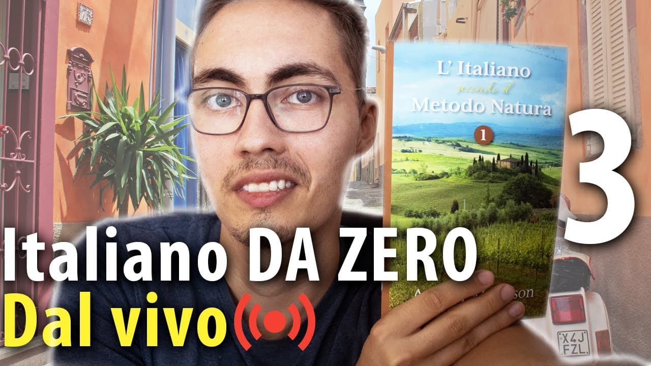Italiano DA ZERO 3 - Family members - Italian for absolute beginners LIVE