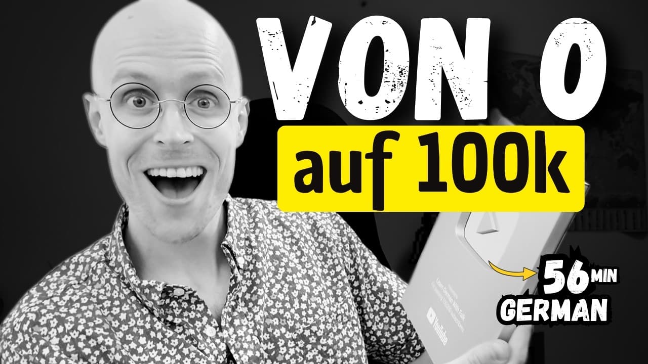 MEMBERS EARLY | Meine Reise zu 100.000 | 1 Hour German Podcast