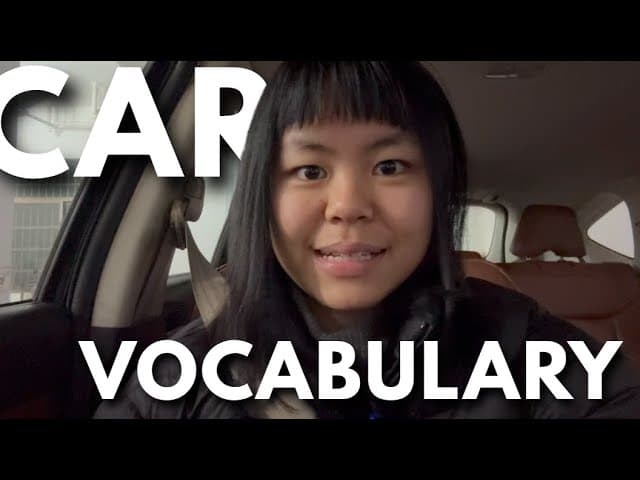 🚗跟我一起学汽车中文词汇！| HSK2-3（Chinese & Eng Sub）