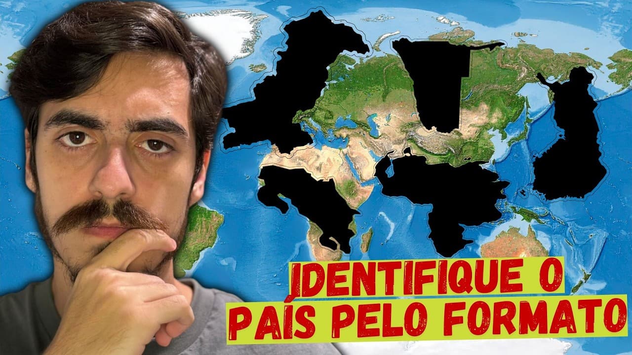 ACERTANDO O PAÍS PELO FORMATO! - QUIZ GEOGRÁFICO