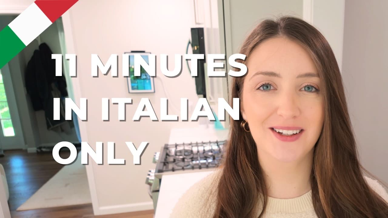 11 Minutes of slow Italian you’ll understand (with subtitles)
