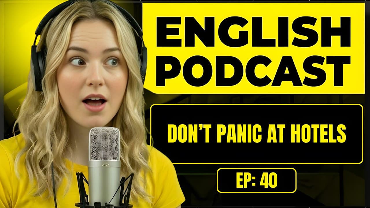 How to Talk at the Hotel in English English Conversation Practice