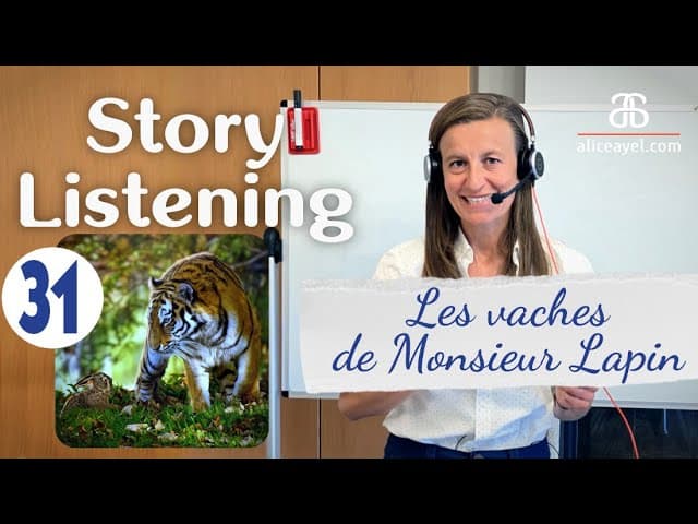 Story Listening #31 Les vaches de Monsieur Lapin, un conte vénézuélien