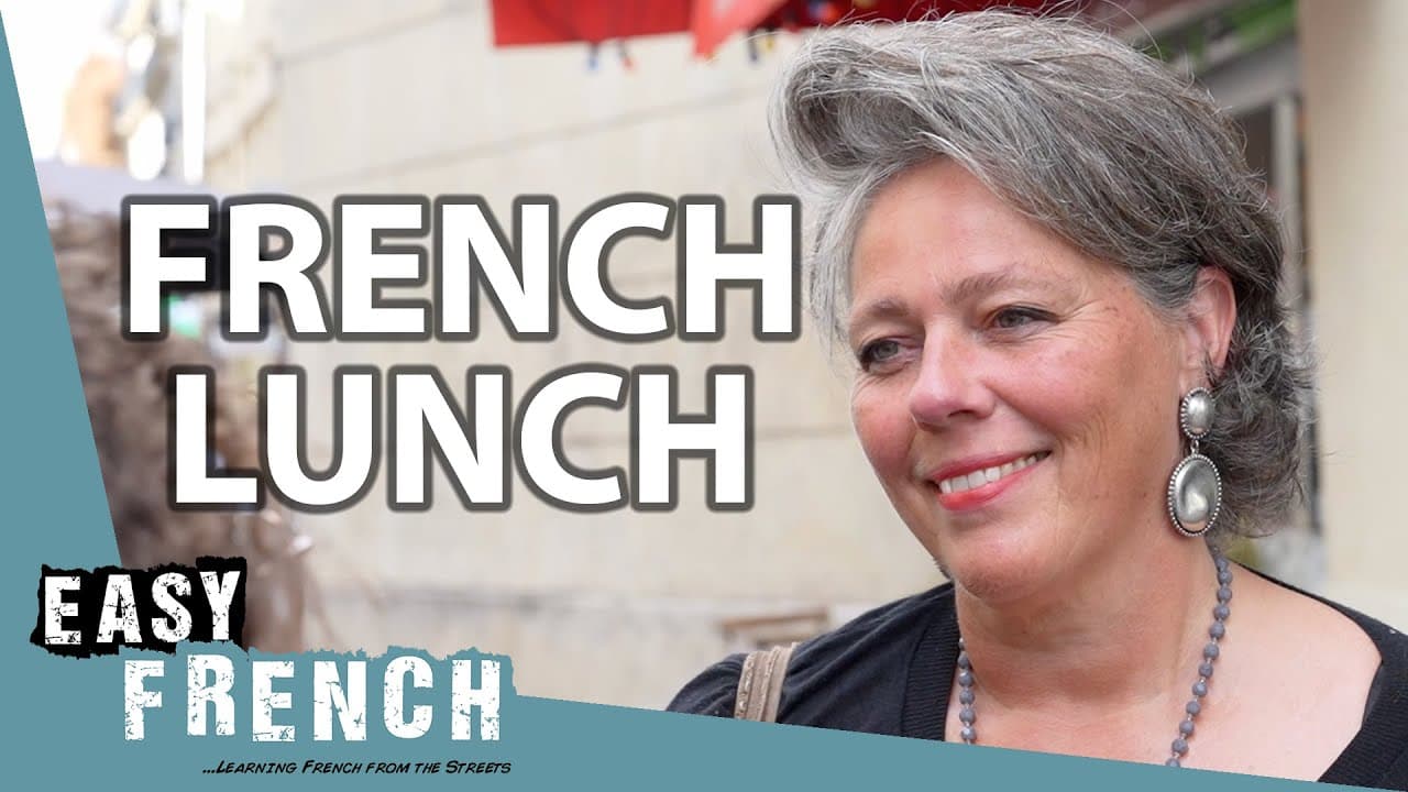 What is a Typical French Lunch? | Easy French 242