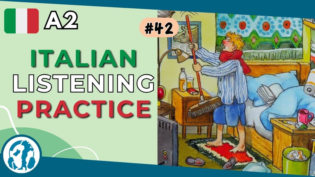 🖼️  #42 | Man with a cold (Italian for beginners)