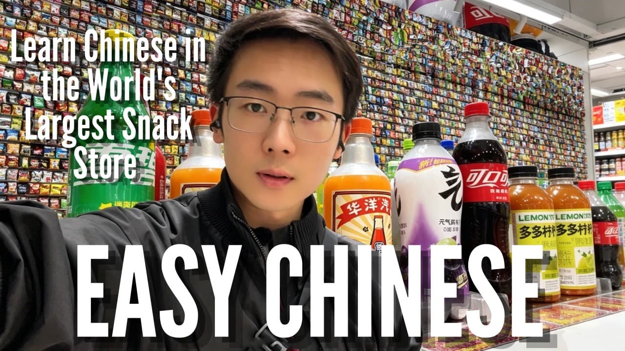 Learn Chinese in the World's Largest Snack Store | Comprehensible Input 可理解性输入学中文很简单（全球最大的零食店）