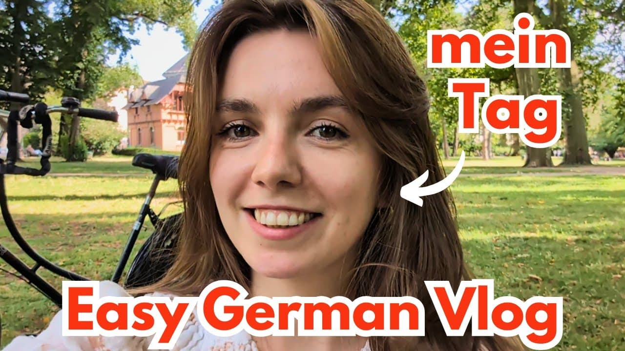 Learn German Naturally: A Summer Day in Germany | Immersive VLOG