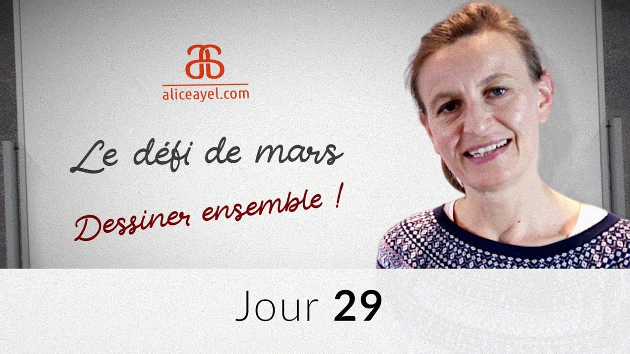 Le défi de Mars - Jour 29 : dessiner le sphinx