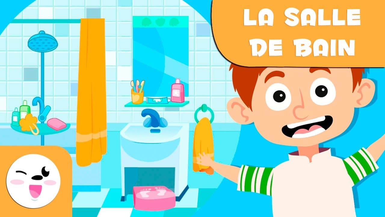LA SALLE DE BAIN | Objets de la maison | Vocabulaire pour les enfants