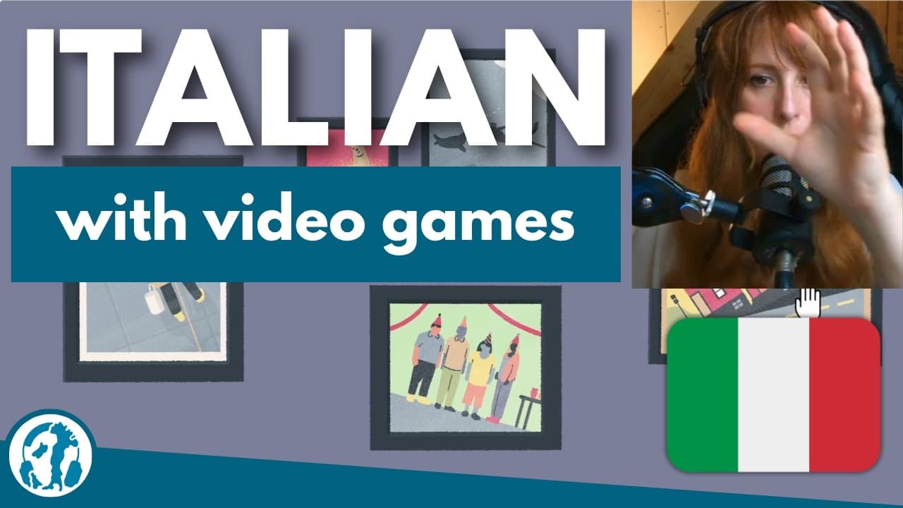 🎮 A little to the left #4 | Crooked frames | Italian Absolute Beginner (A0–A1) 🟢
