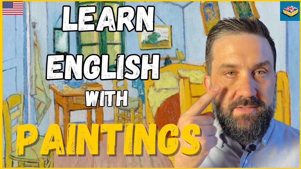 Learn English With Paintings - The Bedroom (Van Gogh) | Comprehensible input A2