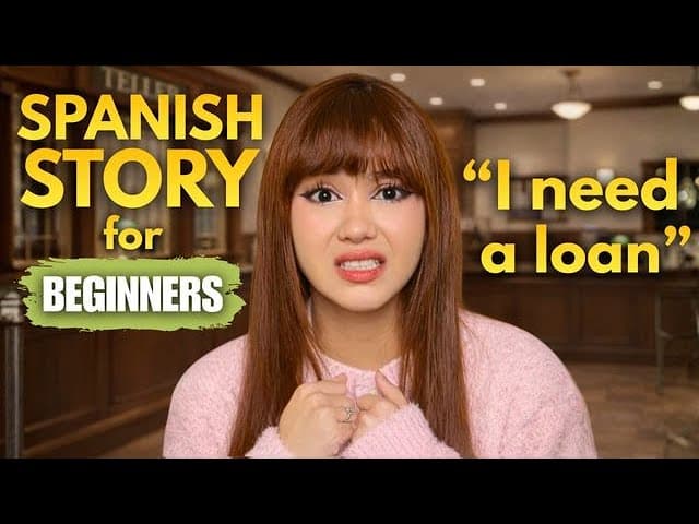 Beginner Spanish: “Nightmare at the Bank” (A1-A2)