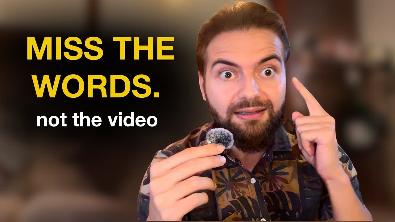 The Only Rule for Watching Comprehensible Input.