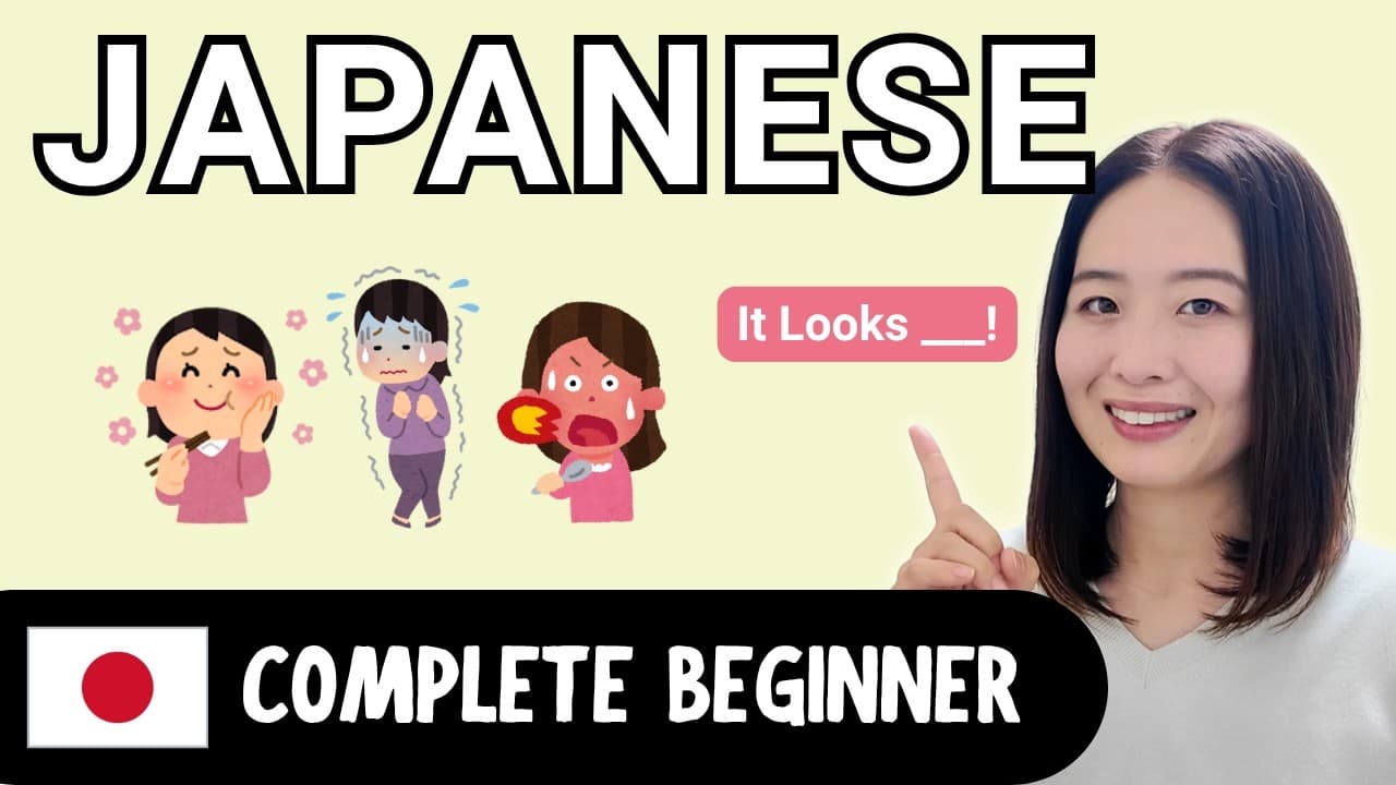 It Looks ____! | Complete Beginner Japanese Comprehensible Input