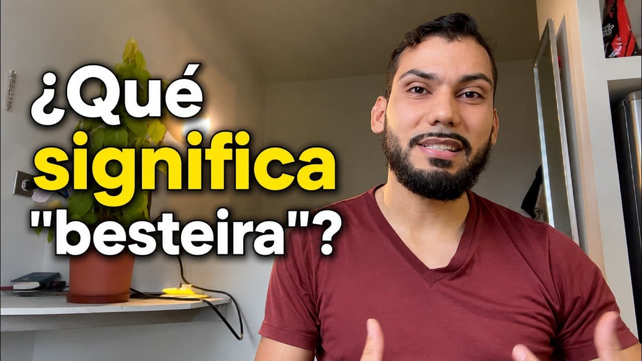 ¿"Besteira" significa tontería? No exactamente... #portuguese #idioms #clasesdeportugués