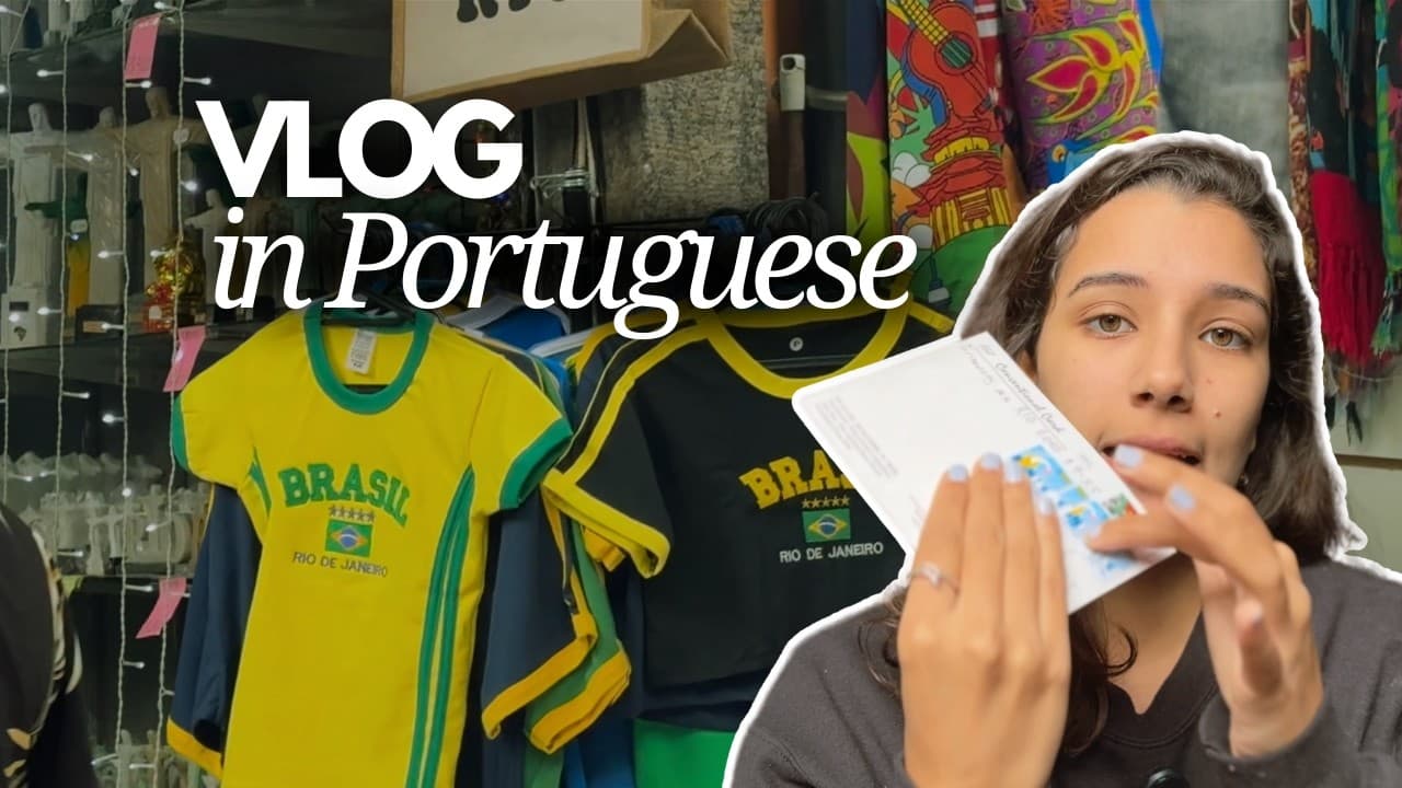 Portuguese Comprehensible Input 🇧🇷 Learn Brazilian Portuguese With This Vlog!