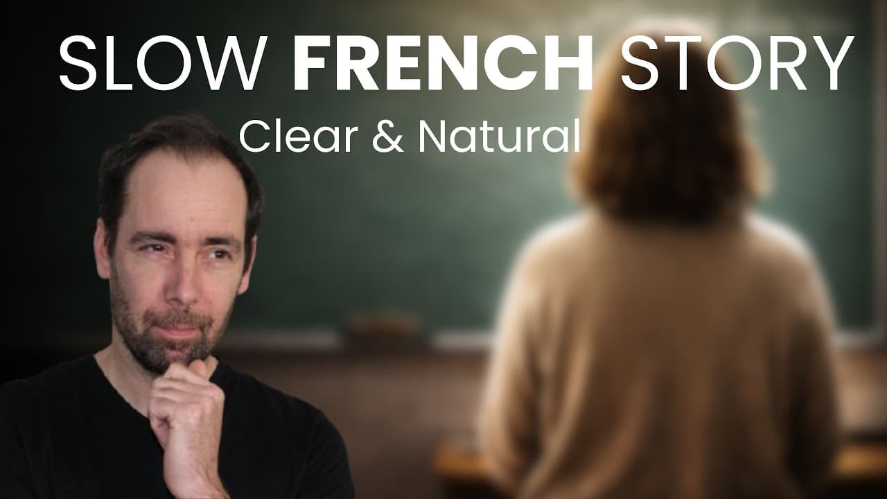 Slow French Story (A2-B1) - She Learned to Read at 50