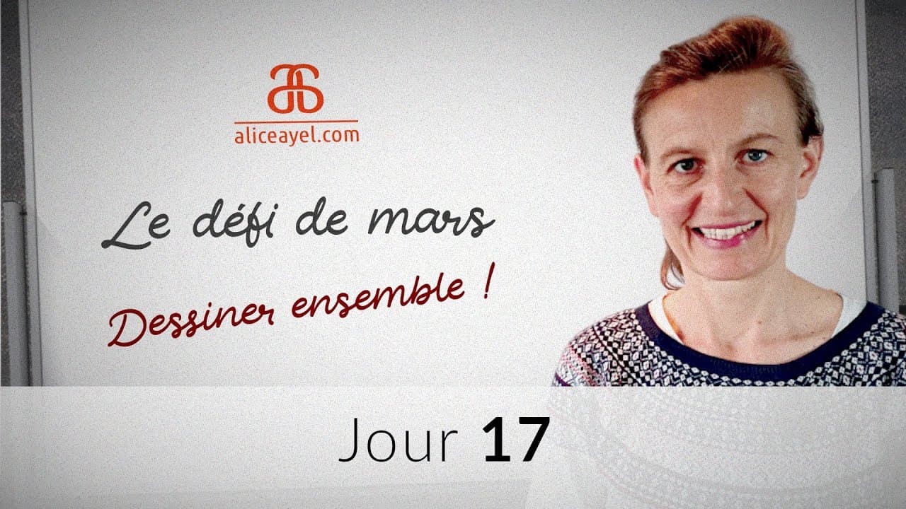 Le défi de Mars - Jour 17 : dessiner l'homme et le tigre