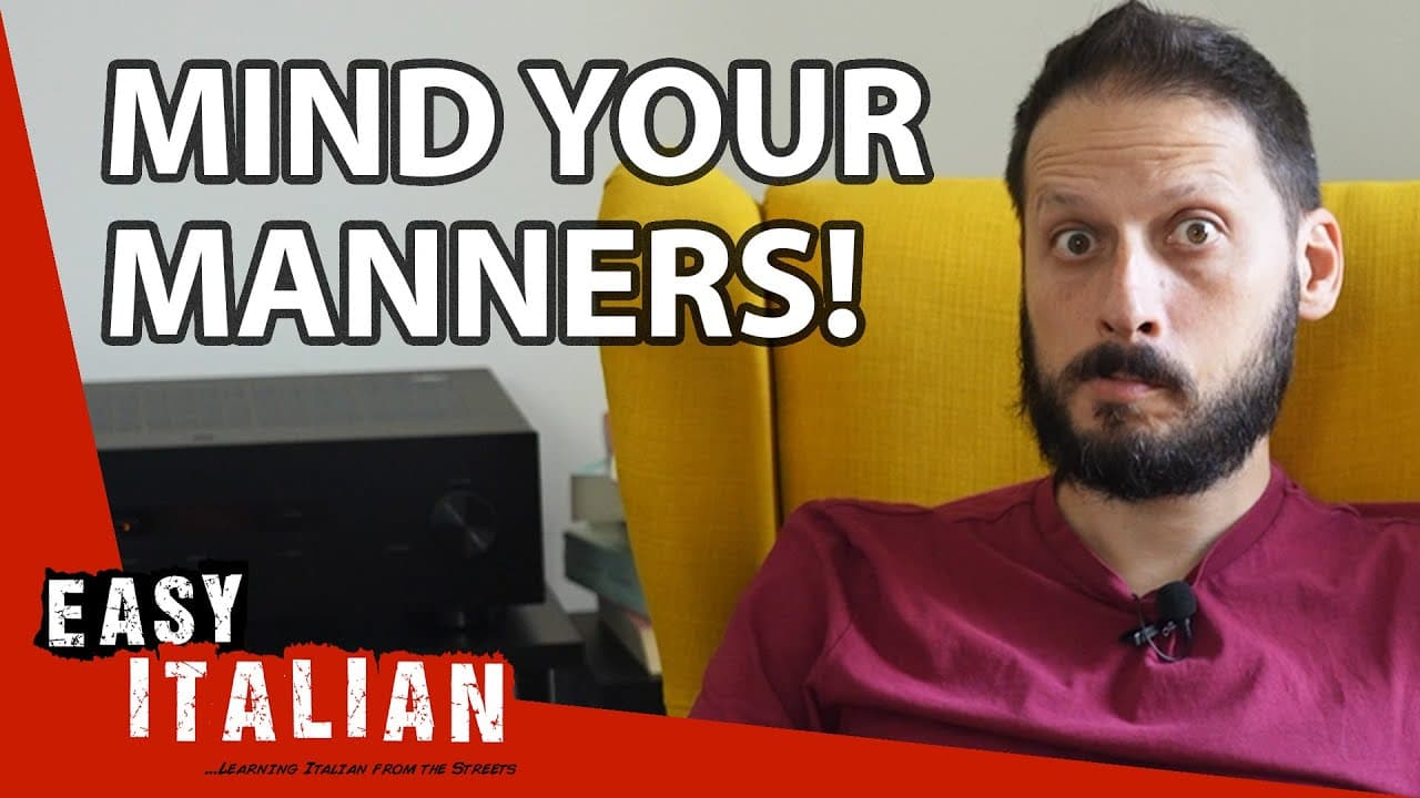 9 Beginner Italian Phrases to be Polite | Super Easy Italian 41