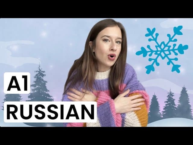 About the weather / Russian for beginners